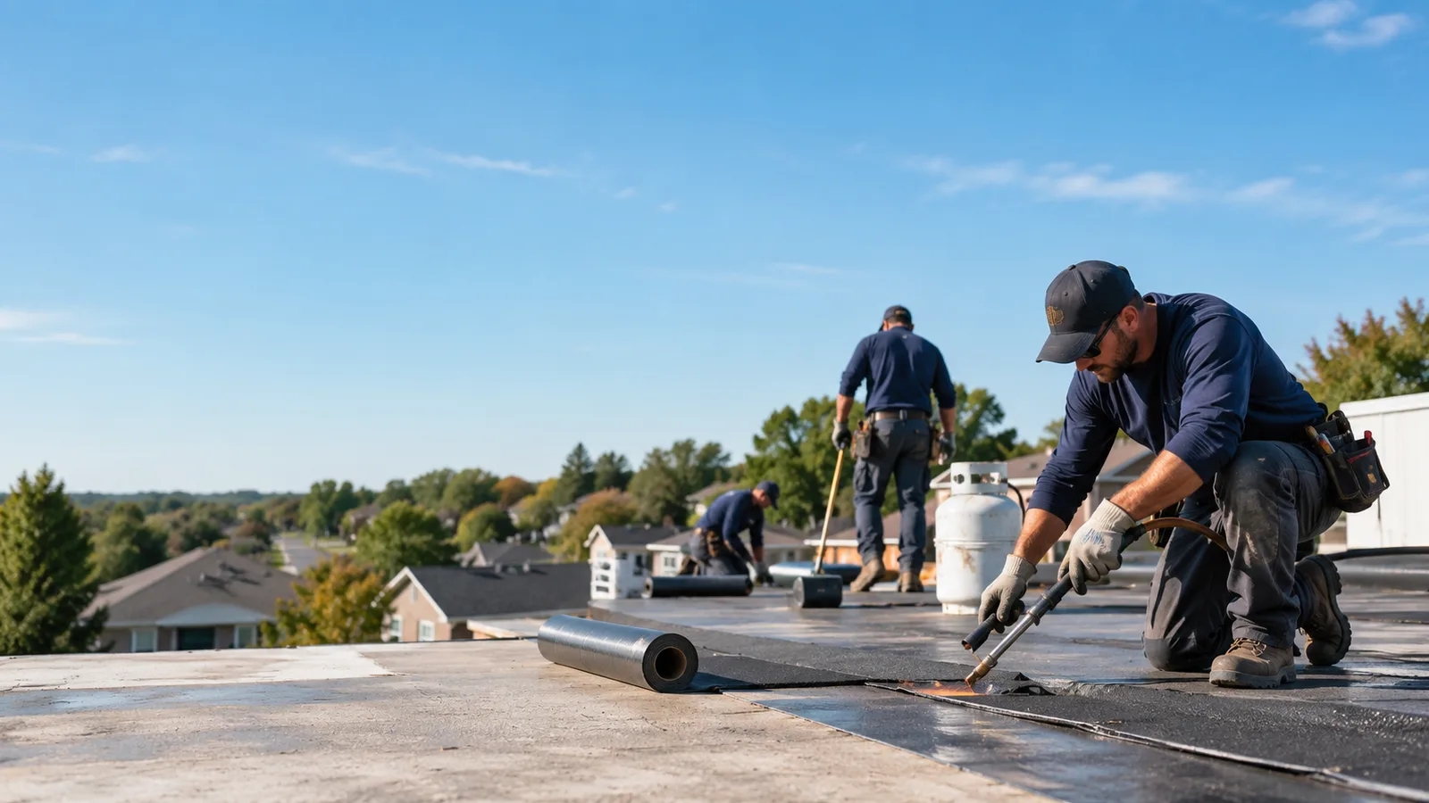 Flat Roof Leak Repair providers in Wingate, IN